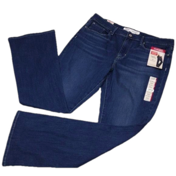 Signature by Levi Strauss Denim - Signature by Levi Strauss Simply Stretch Blue Mid Rise Boot Cut Denim Jean NWT